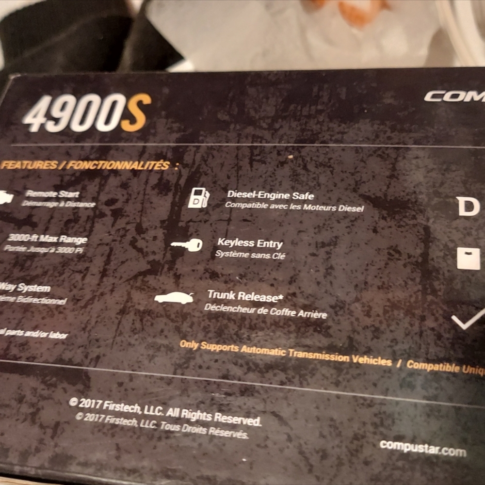 Compustar 2-way Remote start system